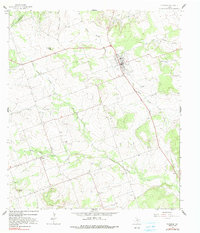 Download a high-resolution, GPS-compatible USGS topo map for Florence, TX (1991 edition)