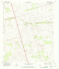 Download a high-resolution, GPS-compatible USGS topo map for Florey, TX (1974 edition)