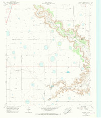 Download a high-resolution, GPS-compatible USGS topo map for Floydada SE, TX (1968 edition)