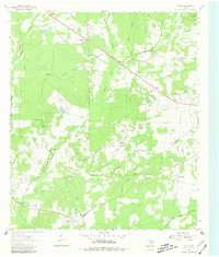 preview thumbnail of historical topo map of Houston County, TX in 1963