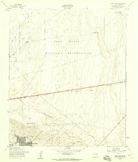 Download a high-resolution, GPS-compatible USGS topo map for Fort Bliss SE, TX (1959 edition)