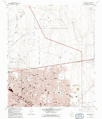 Download a high-resolution, GPS-compatible USGS topo map for Fort Bliss SE, TX (1994 edition)