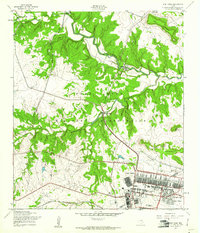 Download a high-resolution, GPS-compatible USGS topo map for Fort Hood, TX (1961 edition)