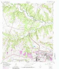 Download a high-resolution, GPS-compatible USGS topo map for Fort Hood, TX (1985 edition)