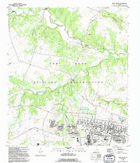 Download a high-resolution, GPS-compatible USGS topo map for Fort Hood, TX (1995 edition)