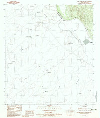 Download a high-resolution, GPS-compatible USGS topo map for Fort McIntosh 3 NE, TX (1983 edition)