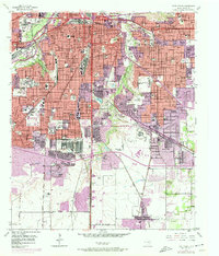 preview thumbnail of historical topo map of Fort Worth, TX in 1955