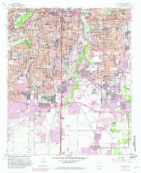 preview thumbnail of historical topo map of Fort Worth, TX in 1955