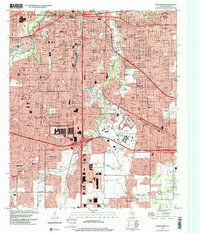preview thumbnail of historical topo map of Fort Worth, TX in 1995
