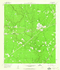 Download a high-resolution, GPS-compatible USGS topo map for Fostoria, TX (1959 edition)