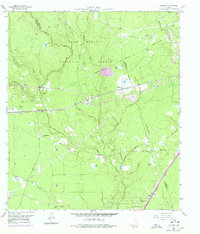 preview thumbnail of historical topo map of Montgomery County, TX in 1958