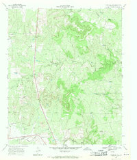 Download a high-resolution, GPS-compatible USGS topo map for Fourmile Hill, TX (1970 edition)