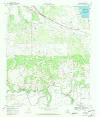 Download a high-resolution, GPS-compatible USGS topo map for Fowlkes, TX (1971 edition)
