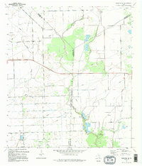 preview thumbnail of historical topo map of Jackson County, TX in 1995