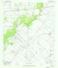 1952 Map of Jackson County, TX, 1976 Print