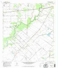 preview thumbnail of historical topo map of Matagorda County, TX in 1995