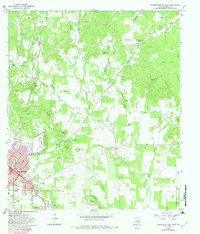 preview thumbnail of historical topo map of Gillespie County, TX in 1967