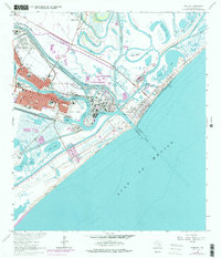 Download a high-resolution, GPS-compatible USGS topo map for Freeport, TX (1984 edition)