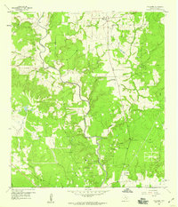 preview thumbnail of historical topo map of Colorado County, TX in 1958