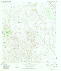 Download a high-resolution, GPS-compatible USGS topo map for Frenchman Hills, TX (1983 edition)