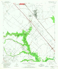 Download a high-resolution, GPS-compatible USGS topo map for Friendswood, TX (1968 edition)