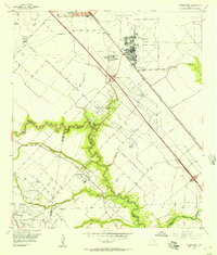 Download a high-resolution, GPS-compatible USGS topo map for Friendswood, TX (1957 edition)