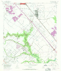 preview thumbnail of historical topo map of Friendswood, TX in 1955