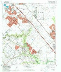 Download a high-resolution, GPS-compatible USGS topo map for Friendswood, TX (1983 edition)