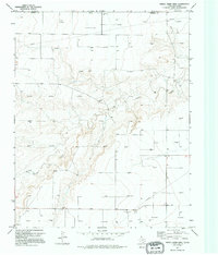 Download a high-resolution, GPS-compatible USGS topo map for Frisco Creek West, TX (1995 edition)