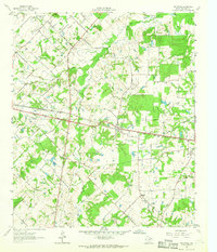 Download a high-resolution, GPS-compatible USGS topo map for Fruitvale, TX (1966 edition)