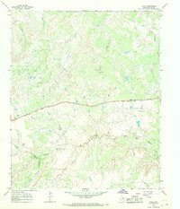 Download a high-resolution, GPS-compatible USGS topo map for Fulda, TX (1968 edition)