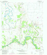 Download a high-resolution, GPS-compatible USGS topo map for Fulshear, TX (1980 edition)