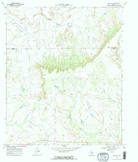 preview thumbnail of historical topo map of Borden County, TX in 1969