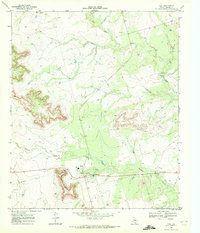 Download a high-resolution, GPS-compatible USGS topo map for Gail, TX (1972 edition)