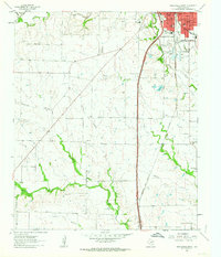 preview thumbnail of historical topo map of Cooke County, TX in 1960
