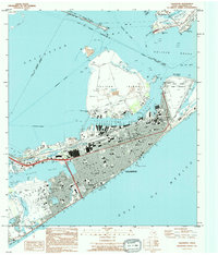 Download a high-resolution, GPS-compatible USGS topo map for Galveston, TX (1994 edition)