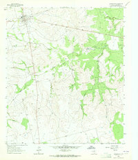 Download a high-resolution, GPS-compatible USGS topo map for Garden City, TX (1965 edition)