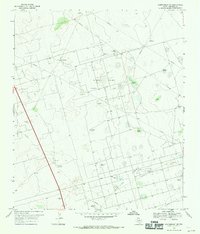 Download a high-resolution, GPS-compatible USGS topo map for Gardendale NW, TX (1970 edition)
