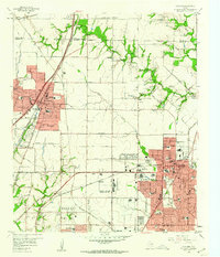 Download a high-resolution, GPS-compatible USGS topo map for Garland, TX (1960 edition)