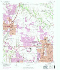 Download a high-resolution, GPS-compatible USGS topo map for Garland, TX (1974 edition)