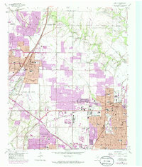 Download a high-resolution, GPS-compatible USGS topo map for Garland, TX (1986 edition)