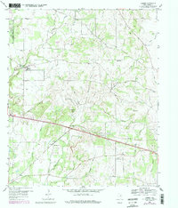 Download a high-resolution, GPS-compatible USGS topo map for Garner, TX (1979 edition)