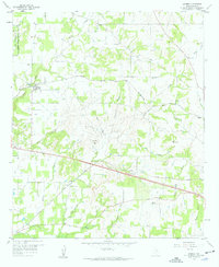 Download a high-resolution, GPS-compatible USGS topo map for Garner, TX (1960 edition)
