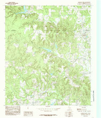 preview thumbnail of historical topo map of Nacogdoches County, TX in 1984