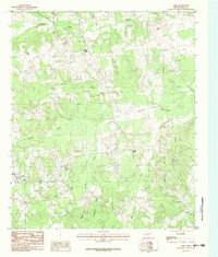 preview thumbnail of historical topo map of Panola County, TX in 1983
