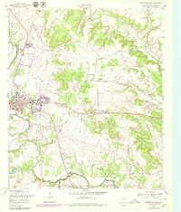 Download a high-resolution, GPS-compatible USGS topo map for Gatesville East, TX (1979 edition)