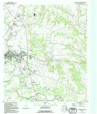 preview thumbnail of historical topo map of Coryell County, TX in 1994