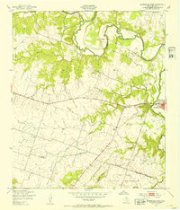 Download a high-resolution, GPS-compatible USGS topo map for Gatesville West, TX (1953 edition)