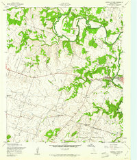 preview thumbnail of historical topo map of Coryell County, TX in 1957