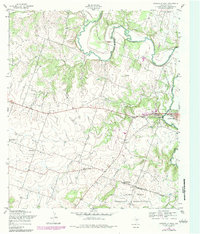 preview thumbnail of historical topo map of Coryell County, TX in 1954